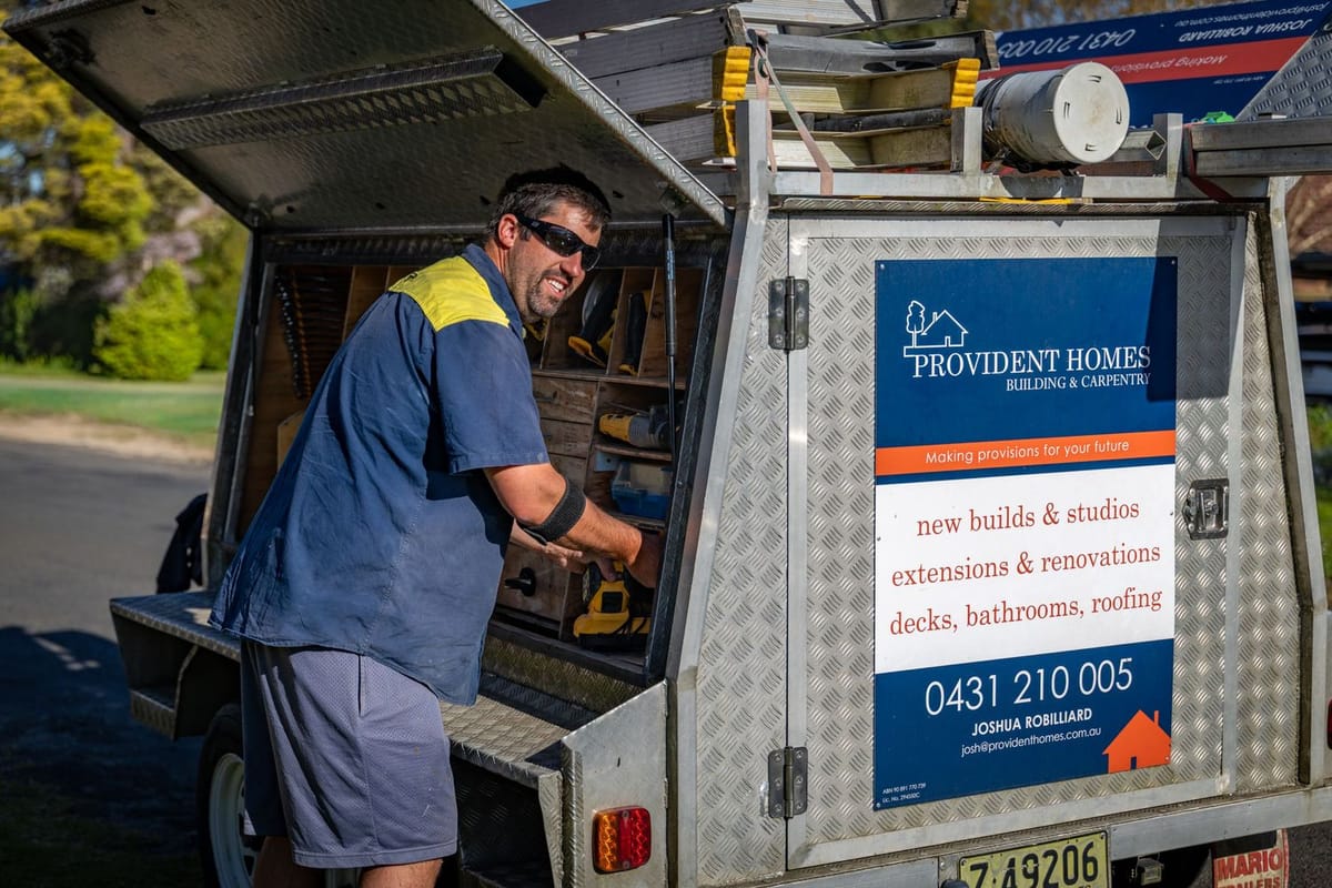 Service vehicle tools — photographed at Springwood, Blue Mountains