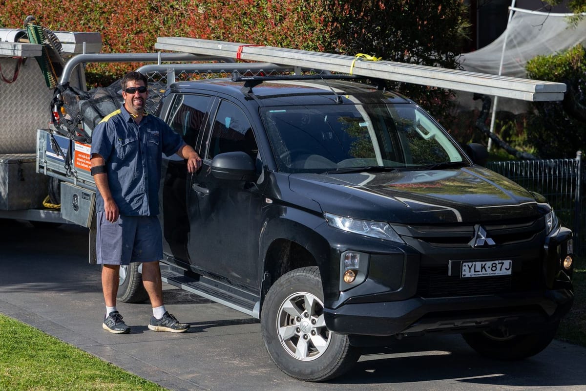 Suv open hood — photographed at Springwood, Blue Mountains