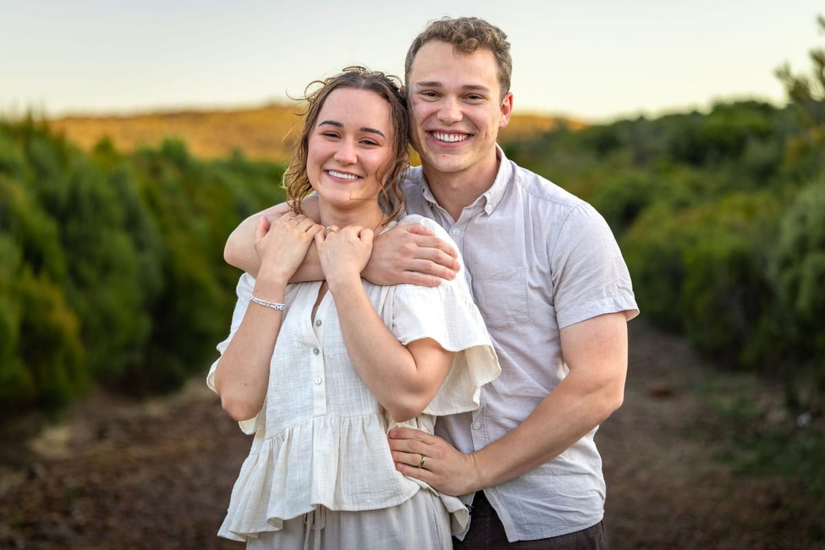 Laughing golden light — photographed at Lincoln's Rock, Wentworth Falls
