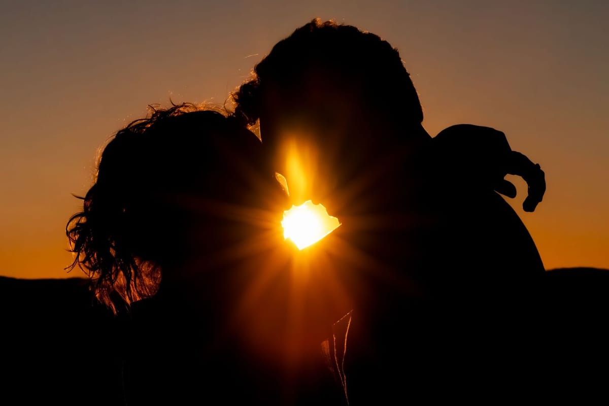 Sunset silhouette — photographed at Lincoln's Rock, Wentworth Falls