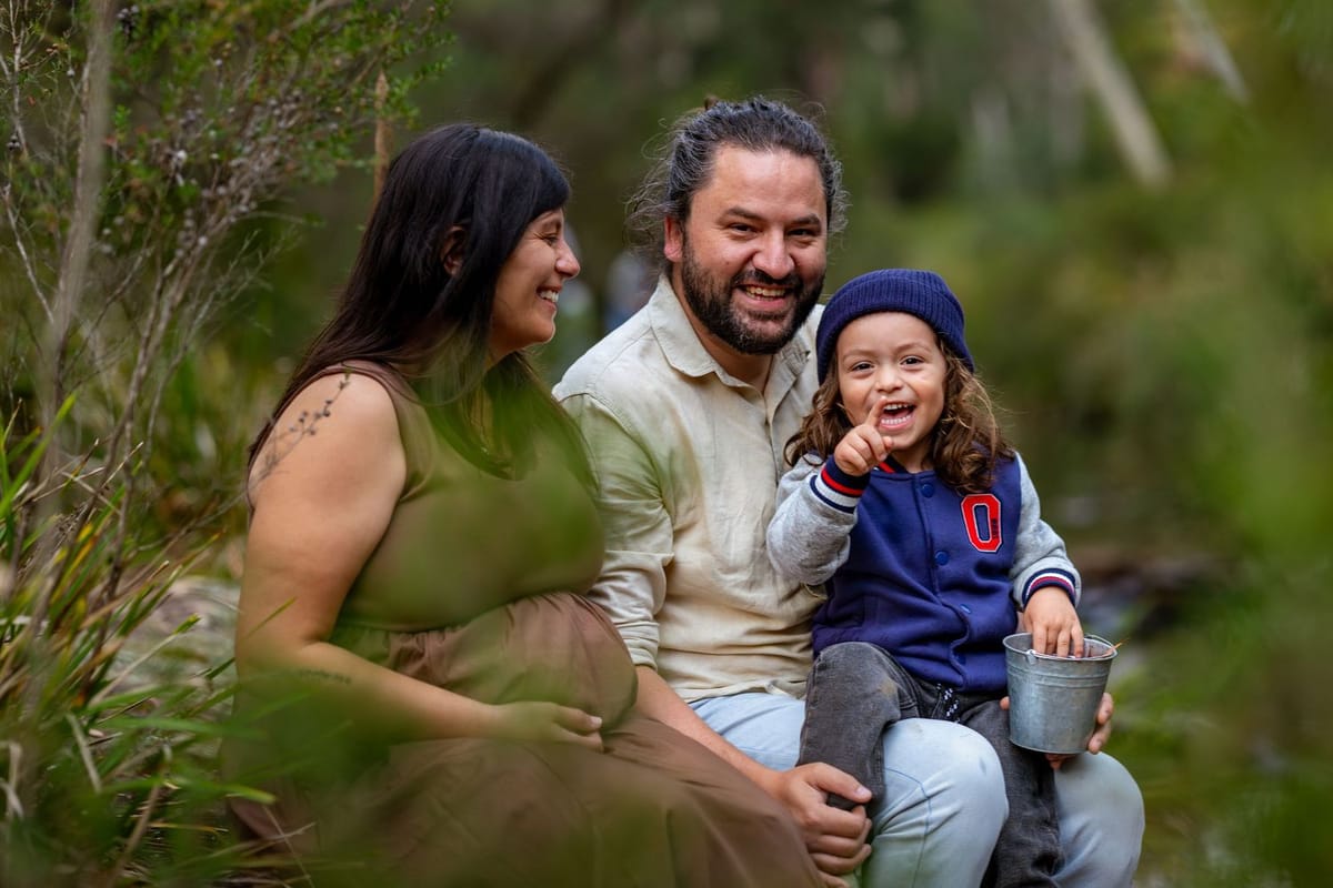 Of three toddler — photographed at Maya Sanctuary, Blue Mountains