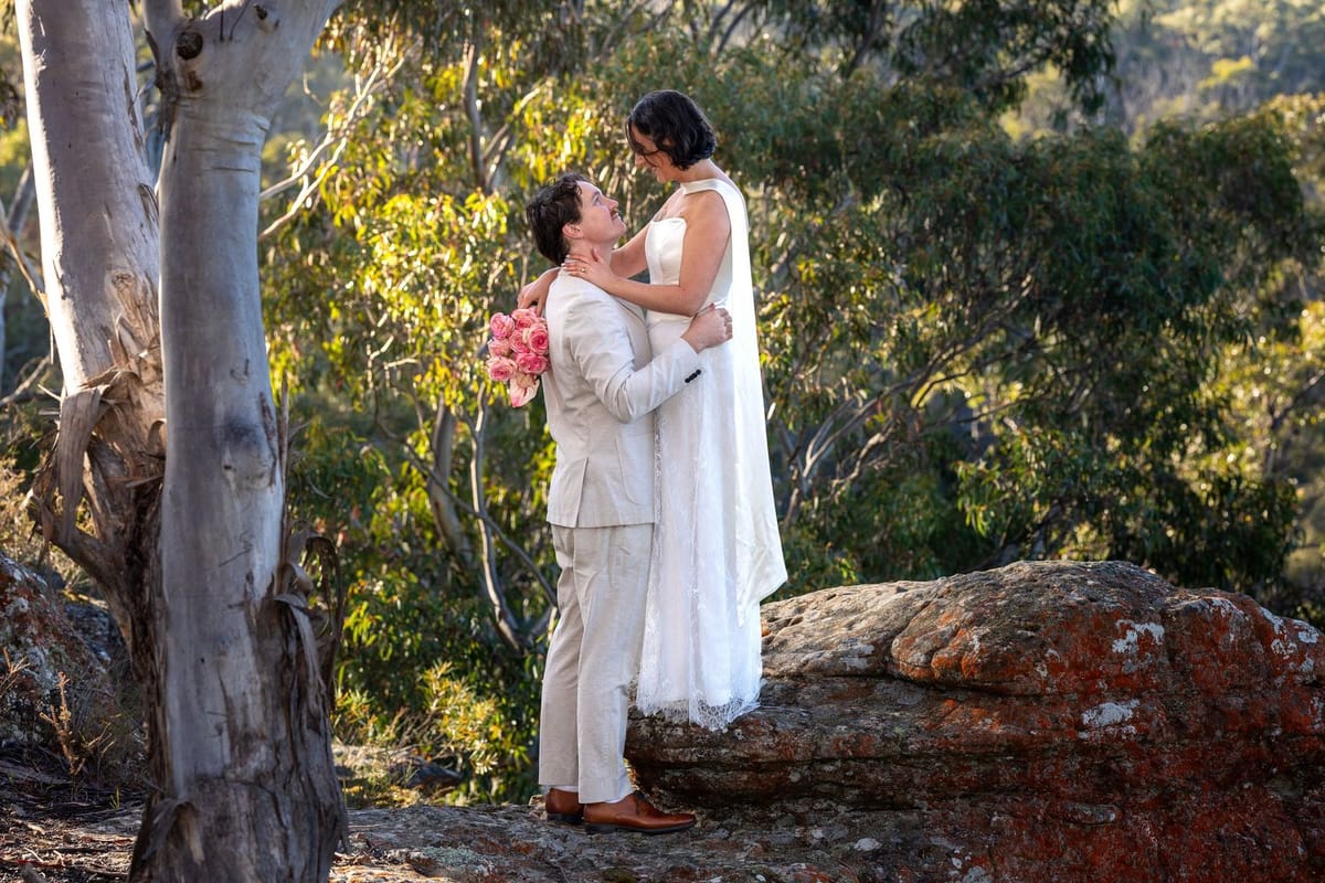 Bush embrace — photographed at Maya Sanctuary, Blue Mountains