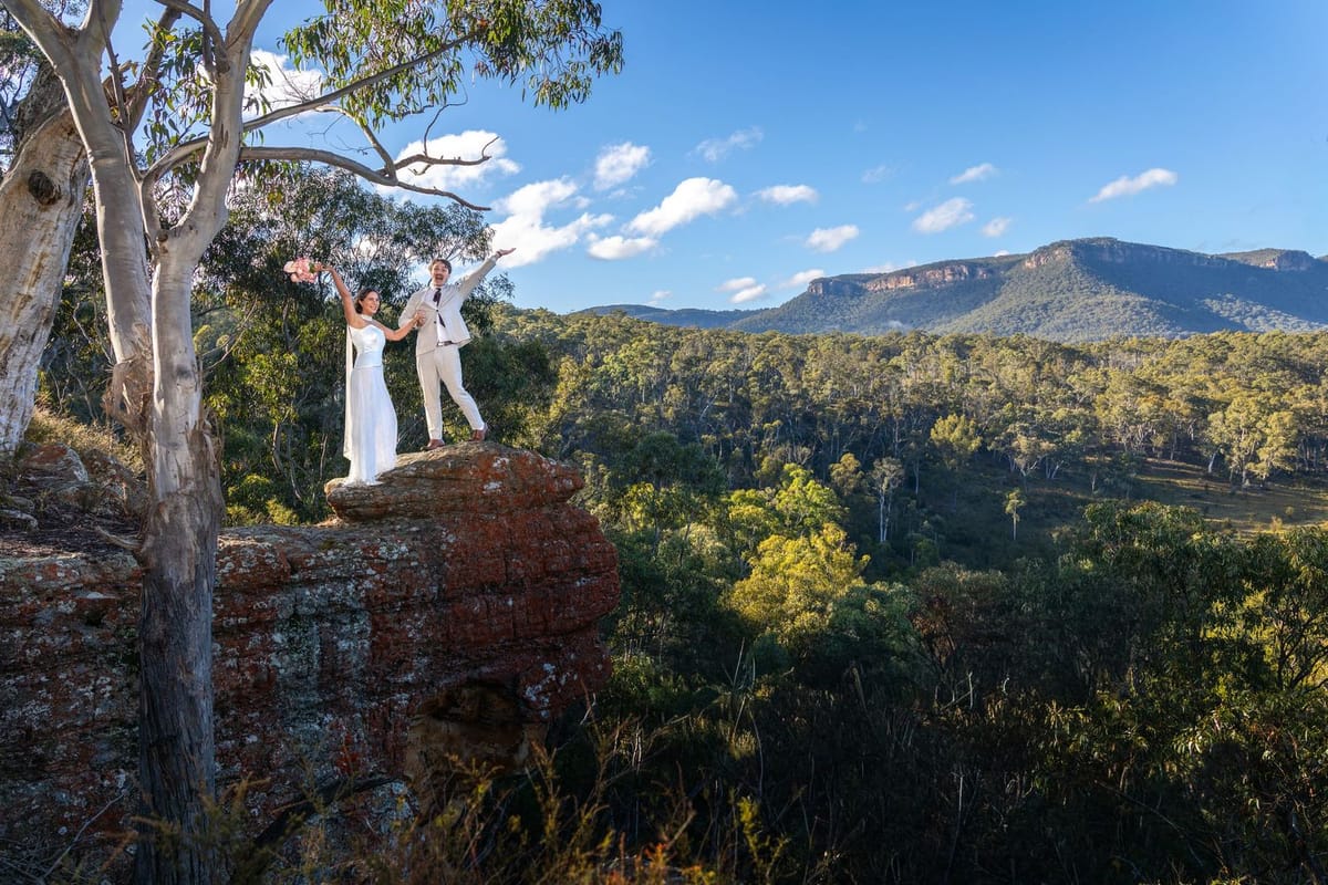Cliff valley — photographed at Maya Sanctuary, Blue Mountains
