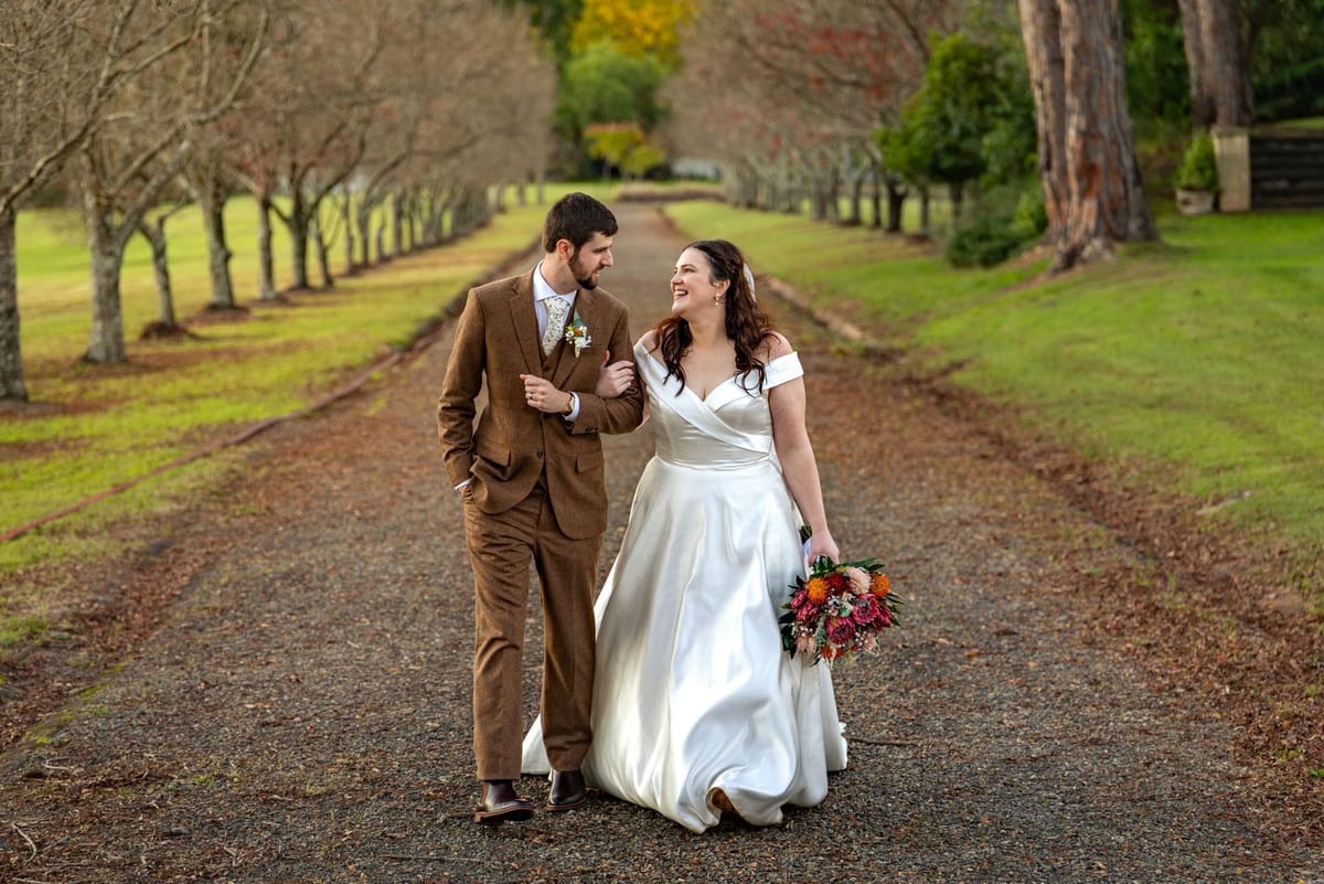Tree lined path — photographed at Glenleigh Estate, Penrith